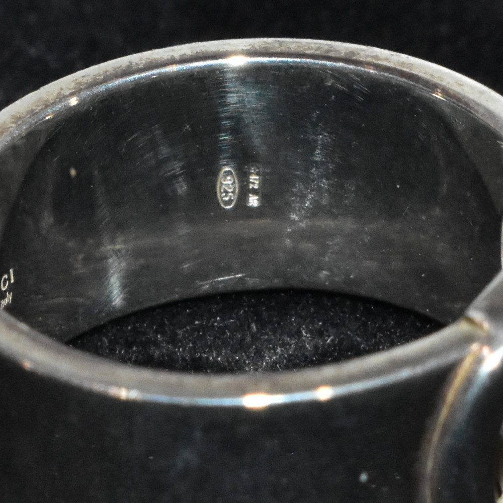 Gucci Interlocking Gg Ring Silver - image 6